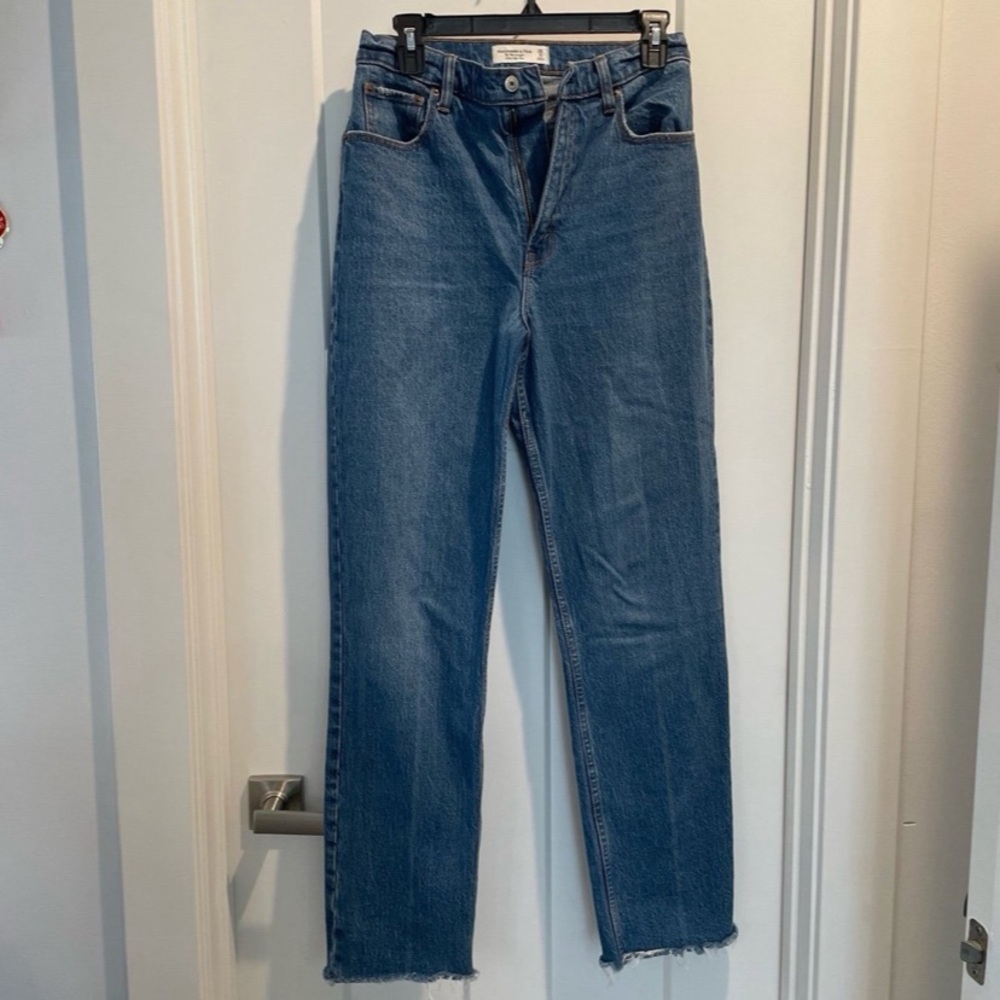 Abercrombie ultra high rise 90s straight jeans